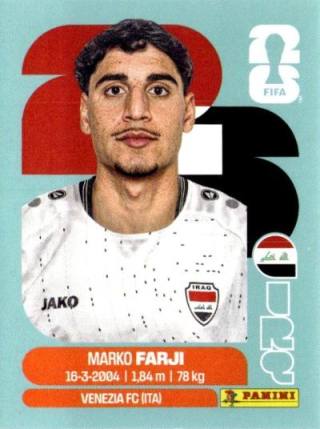 Marko Farji – FIFA World Cup 2026 - Standard Edition, Nr. IRQ16