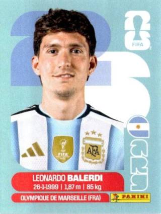 Leonardo Balerdi – FIFA World Cup 2026 - Standard Edition, Nr. ARG7