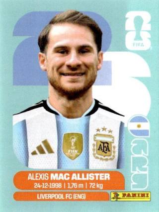 Alexis Mac Allister – FIFA World Cup 2026 - Standard Edition, Nr. ARG9