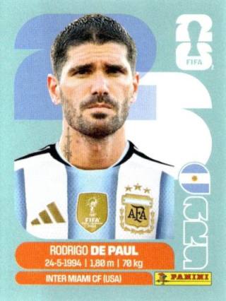 Rodrigo de Paul – FIFA World Cup 2026 - Standard Edition, Nr. ARG10