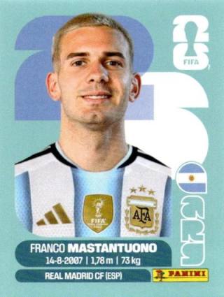 Franco Mastantuono – FIFA World Cup 2026 - Standard Edition, Nr. ARG15