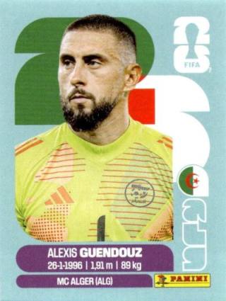 Alexis Guendouz – FIFA World Cup 2026 - Standard Edition, Nr. ALG2
