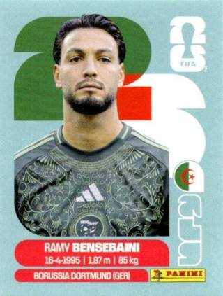 Ramy Bensebaini – FIFA World Cup 2026 - Standard Edition, Nr. ALG3