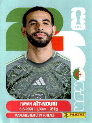Rayan Aït-Nouri – FIFA World Cup 2026 - Standard Edition, Nr. ALG5