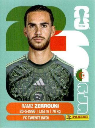 Ramiz Zerrouki – Coupe du Monde de la FIFA 2026 - Édition Standard, n° ALG11