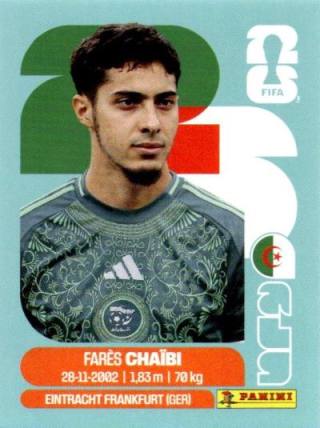 Farès Chaïbi – FIFA World Cup 2026 - Standard Edition, Nr. ALG14