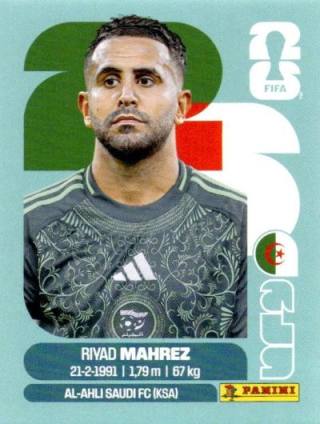 Riyad Mahrez – FIFA World Cup 2026 - Standard Edition, Nr. ALG15