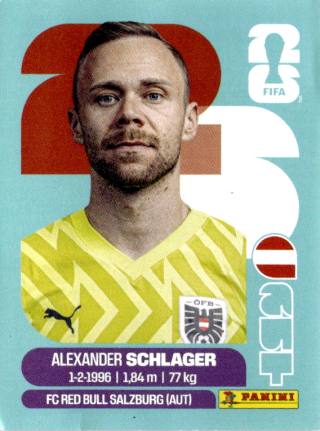 Alexander Schlager – FIFA World Cup 2026 - Standard Edition, Nr. AUT2