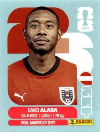 David Alaba – FIFA World Cup 2026 - Standard Edition, Nr. AUT4