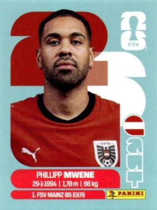 Philipp Mwene – FIFA World Cup 2026 - Standard Edition, Nr. AUT8
