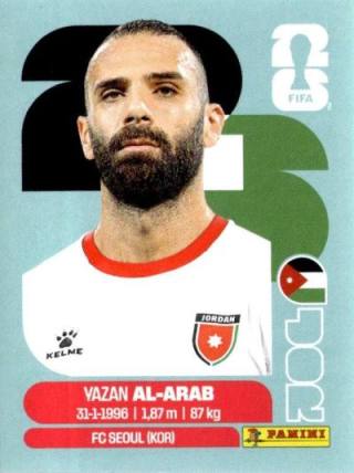 Yazan al-Arab – FIFA World Cup 2026 - Standard Edition, Nr. JOR5