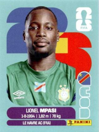 Lionnel Mpasi Nzau – FIFA World Cup 2026 - Standard Edition, Nr. COD2