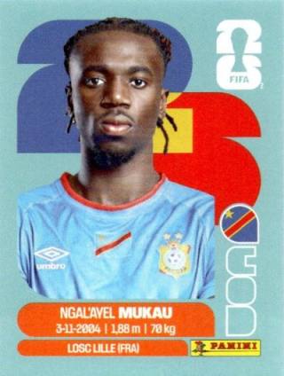 Ngal'ayel Mukau – FIFA World Cup 2026 - Standard Edition, Nr. COD9
