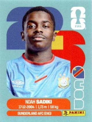 Noah Sadiki – FIFA World Cup 2026 - Standard Edition, Nr. COD12