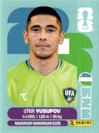 Utkir Yusupov – Coupe du Monde de la FIFA 2026 - Édition Standard, n° UZB2