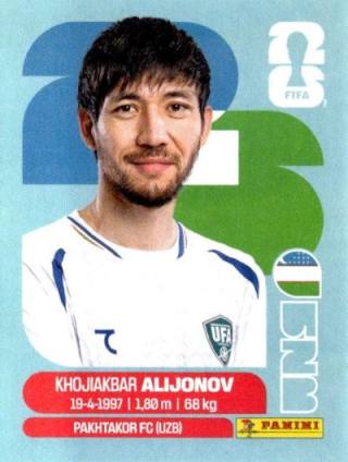 Khojiakbar Alijonov – Coupe du Monde de la FIFA 2026 - Édition Standard, n° UZB8
