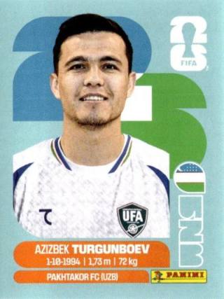 Azizbek Turgunboev – FIFA World Cup 2026 - Standard Edition, Nr. UZB14