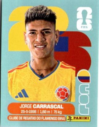 Jorge Carrascal – FIFA World Cup 2026 - Standard Edition, Nr. COL16