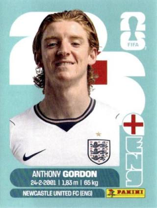 Anthony Gordon – FIFA World Cup 2026 - Standard Edition, Nr. ENG15