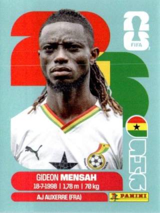 Gideon Mensah – FIFA World Cup 2026 - Standard Edition, Nr. GHA7