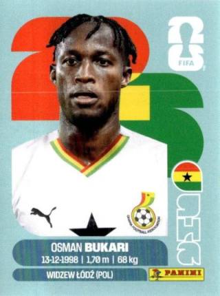 Osman Bukari – FIFA World Cup 2026 - Standard Edition, Nr. GHA19