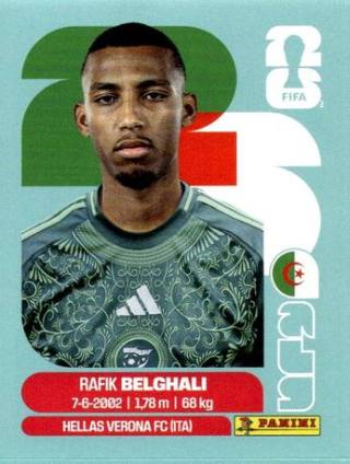 Rafik Belghali – FIFA World Cup 2026 - Standard Edition, Nr. ALG4x
