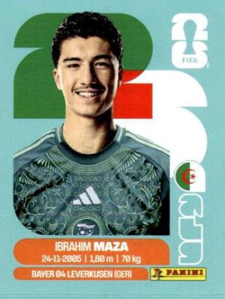Ibrahim Maza – FIFA World Cup 2026 - Standard Edition, Nr. ALG8x