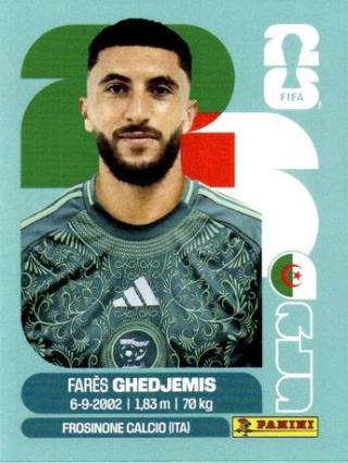 Farès Ghedjemis – FIFA World Cup 2026 - Standard Edition, Nr. ALG19x