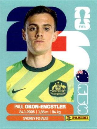 Paul Okon-Engstler – FIFA World Cup 2026 - Standard Edition, Nr. AUS16x