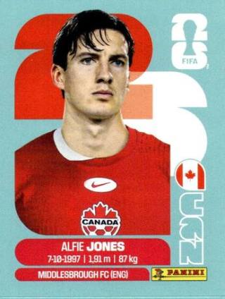 Alfie Jones – FIFA World Cup 2026 - Standard Edition, Nr. CAN9x