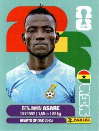 Benjamin Asare – FIFA World Cup 2026 - Standard Edition, Nr. GHA3x
