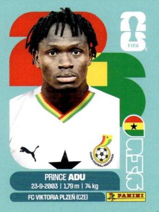 Prince Kwabena Adu – FIFA World Cup 2026 - Standard Edition, Nr. GHA19x