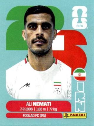 Ali Nemati – FIFA World Cup 2026 - Standard Edition, Nr. IRN9x
