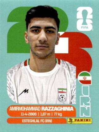 Amir Mohammad Razzaghinia – FIFA World Cup 2026 - Standard Edition, Nr. IRN14x