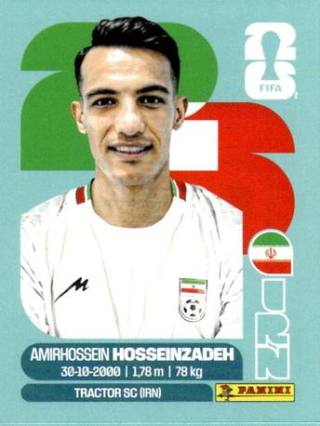 Amirhossein Hosseinzadeh – FIFA World Cup 2026 - Standard Edition, n.º IRN20x
