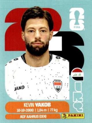Kevin Yakob – FIFA World Cup 2026 - Standard Edition, Nr. IRQ17x