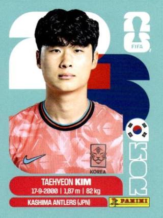 Tae-hyeon Kim – FIFA World Cup 2026 - Standard Edition, n.º KOR9x