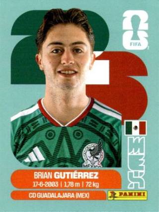 Brian Gutiérrez – FIFA World Cup 2026 - Standard Edition, Nr. MEX14x