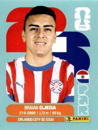 Braian Ojeda – FIFA World Cup 2026 - Standard Edition, Nr. PAR9x