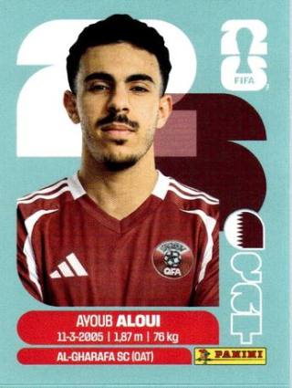 Ayoub Aloui – FIFA World Cup 2026 - Standard Edition, n.º QAT8x