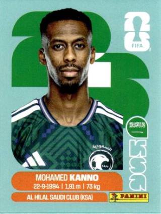 Mohamed Kanno – FIFA World Cup 2026 - Standard Edition, Nr. KSA14x