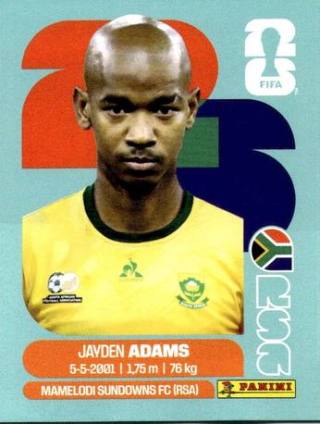 Jayden Adams – FIFA World Cup 2026 - Standard Edition, Nr. RSA16x
