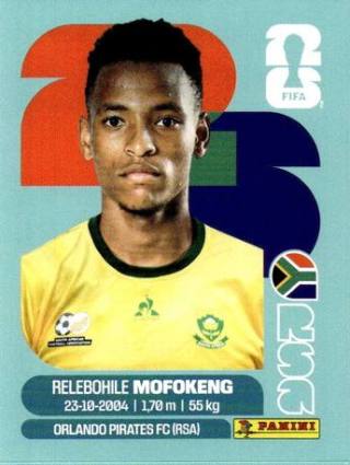 Relebohile Mofokeng – FIFA World Cup 2026 - Standard Edition, Nr. RSA19x
