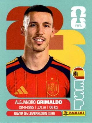 Alejandro Grimaldo – FIFA World Cup 2026 - Standard Edition, Nr. ESP5x