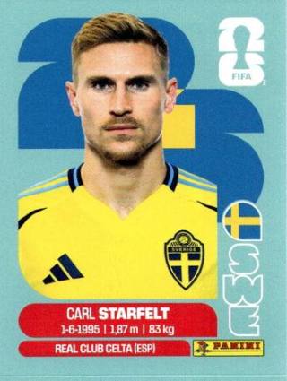 Carl Starfelt – FIFA World Cup 2026 - Standard Edition, Nr. SWE5x