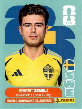 Besfort Zeneli – FIFA World Cup 2026 - Standard Edition, Nr. SWE9x