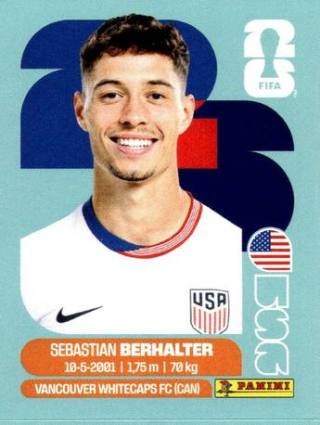 Sebastian Berhalter – FIFA World Cup 2026 - Standard Edition, Nr. USA14x