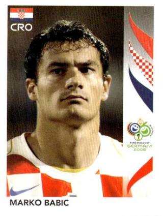 Marko Babić – FIFA World Cup 2006 Germany, Nr. 405