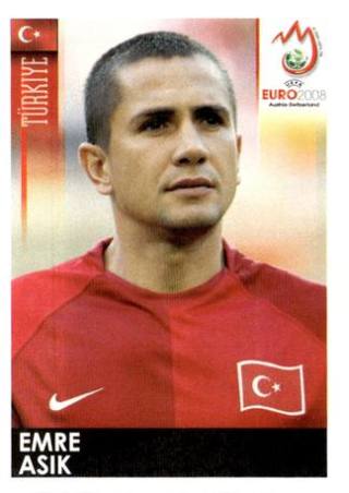 Emre Aşık – UEFA Euro 2008 Austria-Switzerland, Nr. 133