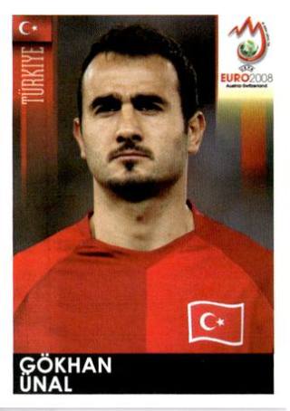 Gökhan Ünal – UEFA Euro 2008 Austria-Switzerland, Nr. 147